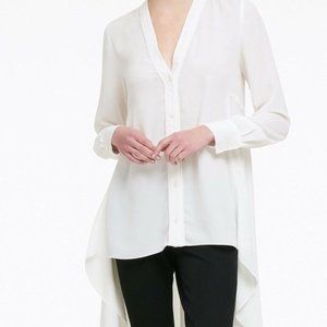 Donna Karan Women's Ivory Blouse Size M